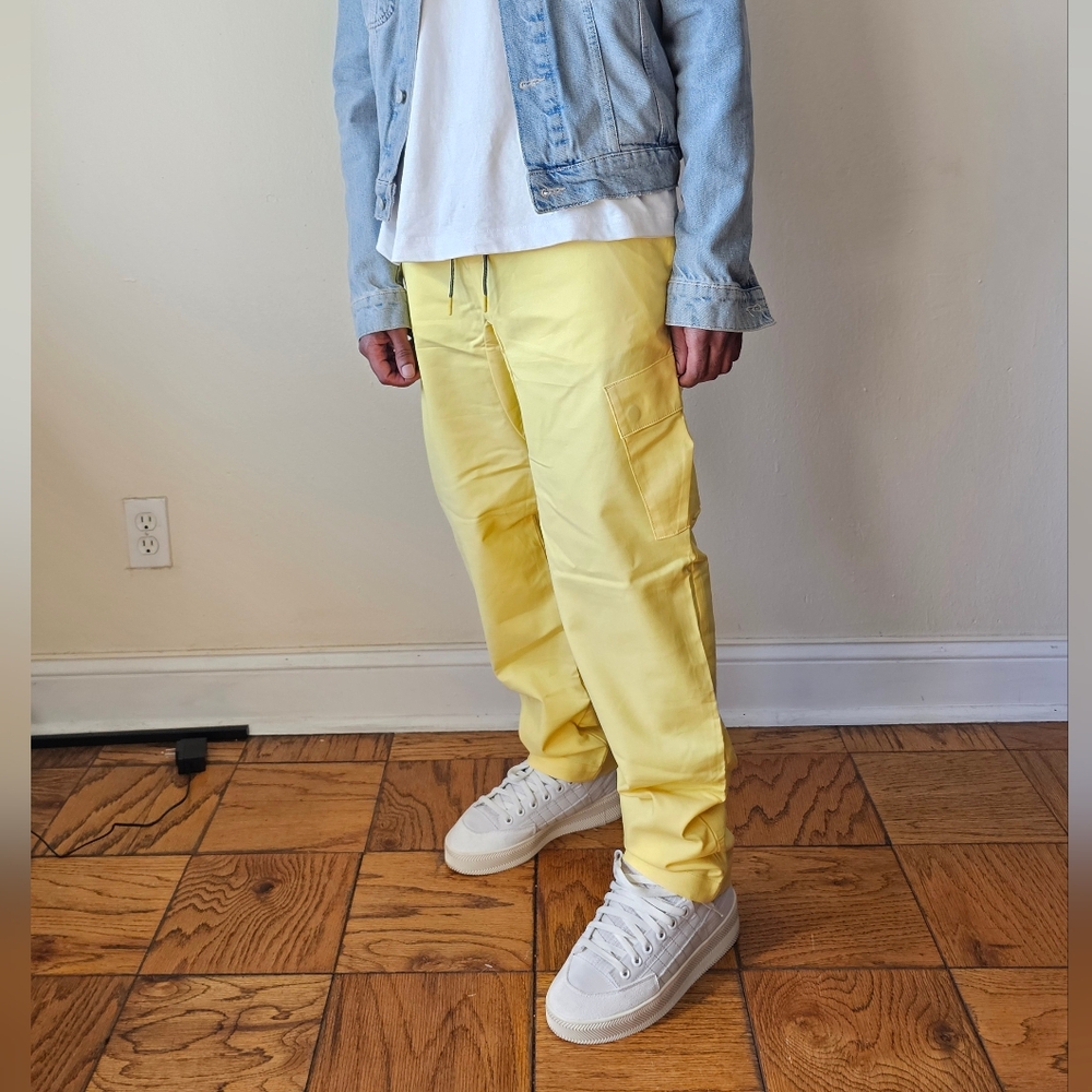 Tommy Hilfiger Yellow Cargo Pants for Men